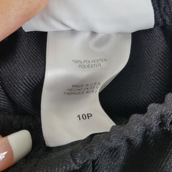 Alfred Dunner Classic Black Pants Size 10P - Picture 7 of 7